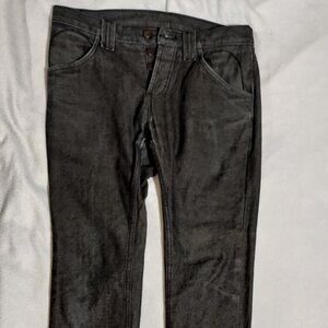 Crate "The Sally" Denim Jeans Selvedge Slim Fit Gray 32 X 32 Made in USA